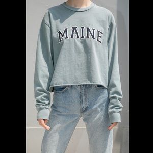Brandy Melville Presley Maine Long-Sleeve Top